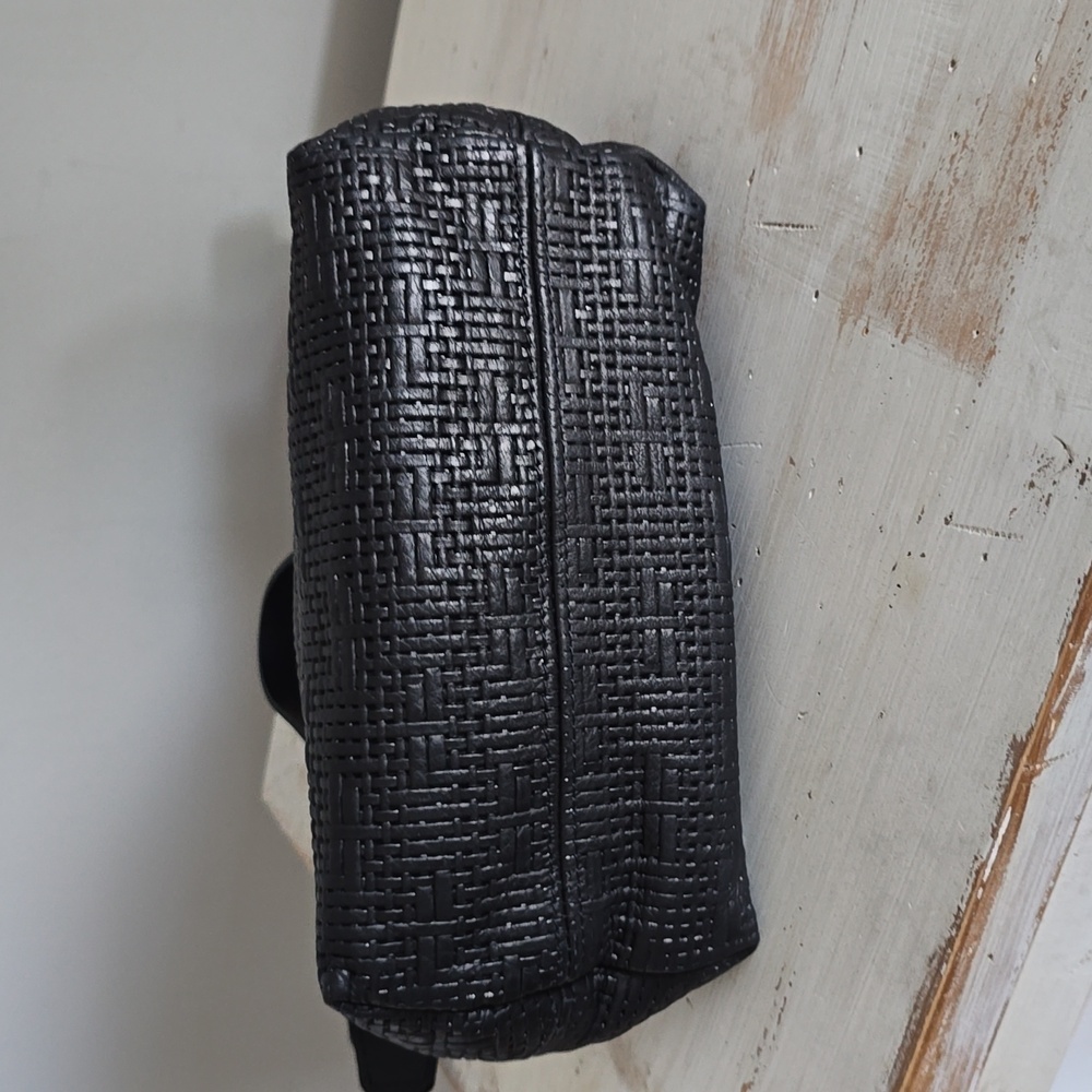 Parker Thach Small Charlie In Leather Black Basketweave - Picture 10 of 15